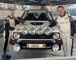 Jordi Ventura–Josep Autet (Volkswagen Golf GTI 16V). Rallye 2000 Viratges 2023 (Foto: Montse Riera)